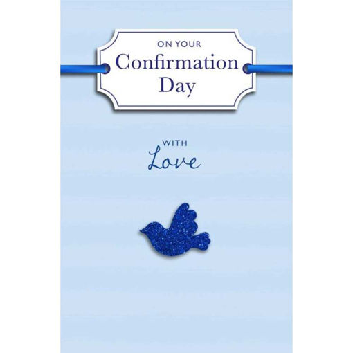 Picture of ON YOUR CONFIRMATION DAY CARD BLUE